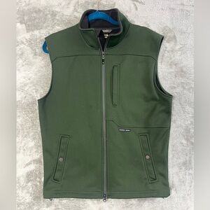 Merrell Men’s Green Fleece Lined Zip Vest Size Large Outdoor